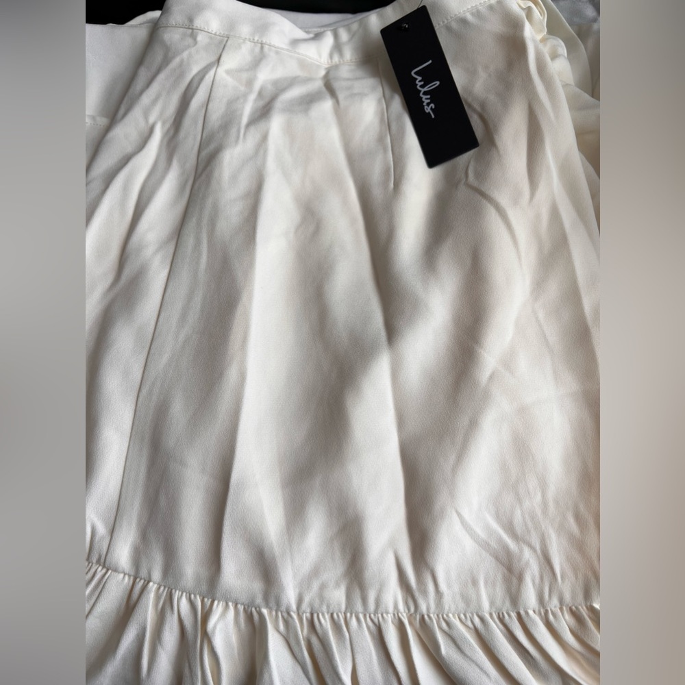 Sweetly Stunning Ivory High-Low Wrap Maxi Skirt - Picture 4 of 4